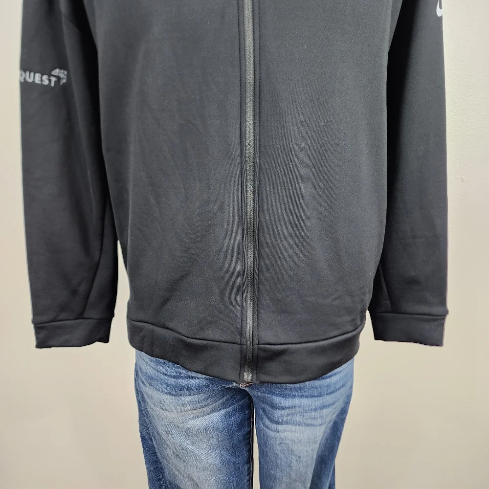 Nike Therma Fit Black Jacket - Zip Up Hooded Sz Mens XL